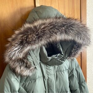 Eddie Bauer Full Length Down Puffer Long Winter Coat Women’s Small NWOT